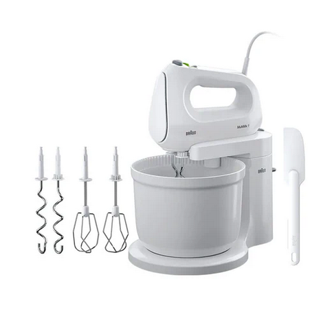 Braun, 2 in 1 Hand and Stand Mixer - Hm101Ai-Hm1070Wh Hm Int