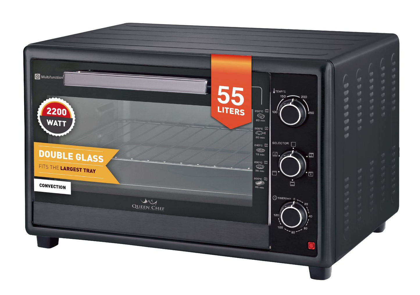Queen Chef Electric Oven 55L