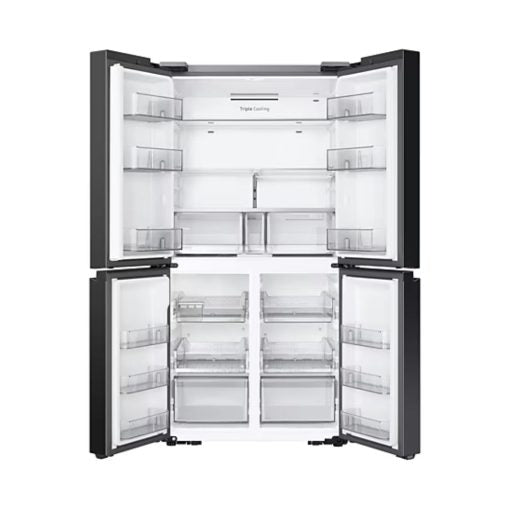 Samsung RF65DB90B022/LV 24.0 cu.ft. Bespoke Refrigerator FDR Triple Cooling Clean Black