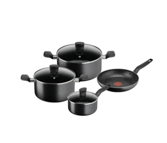 Tefal - Dark Stone 7 pc set stewpots
