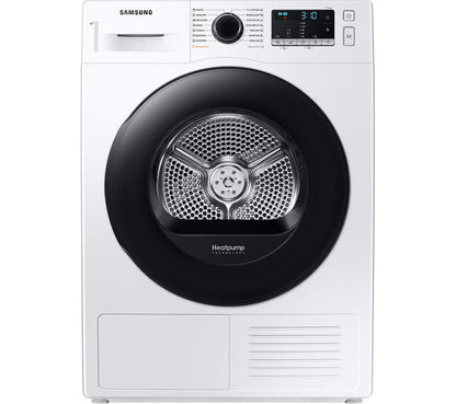 SAMSUNG 9kg, Front Loading Dryer,  17 Programs, Air Wash, Heat pump, A+++