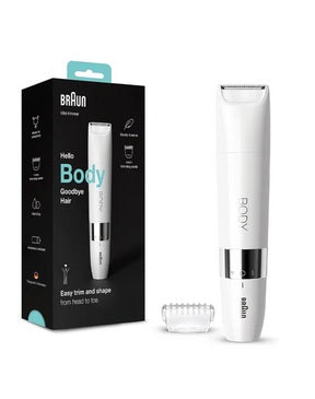 Braun Body Mini trimmer BS1000 Wet & Dry with Trimming Comb