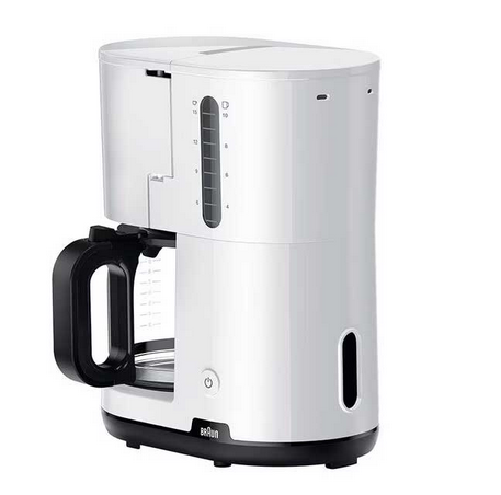 Braun Breakfast 1 Coffee maker KF 1000W WHITE