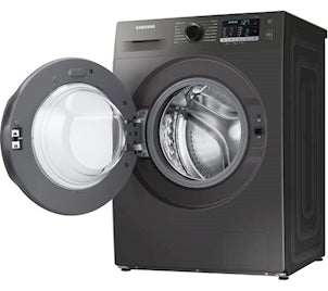 SAMSUNG 8kg, Front Loading Washer, 1400 RPM, 14 Programs, A+++, Dark silver