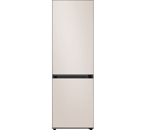 SAMSUNG Bespoke Bottom-Mount Refrigerator, 344L, Glass Beige (H: 185 x W:60 x D:65)