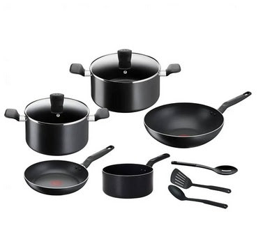 Tefal Super Cook 10 Pieces Set - Titanium Coating | B459sa85