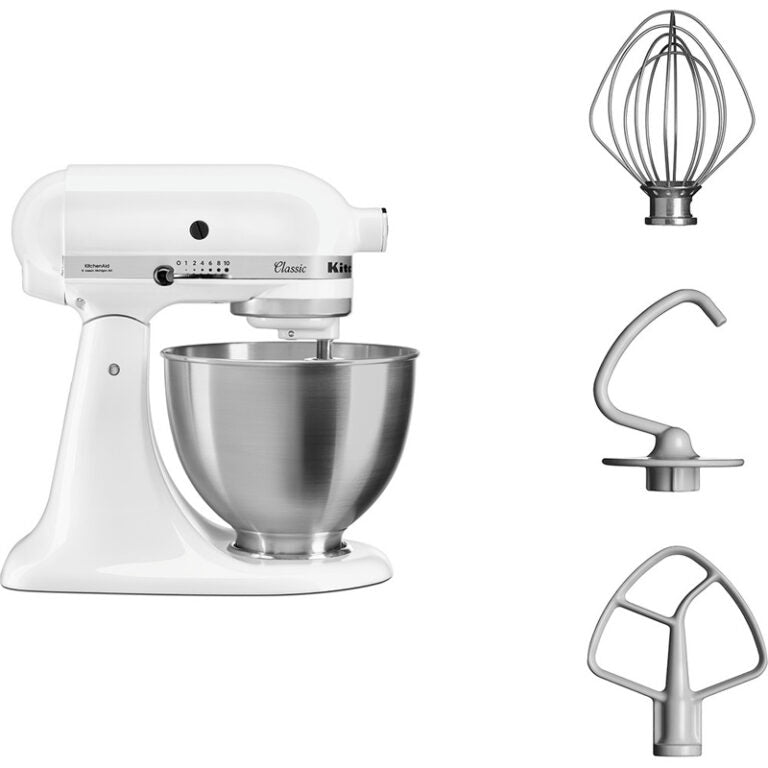 KitchenAid Classic Mixer Tilt-Head 4.3L White