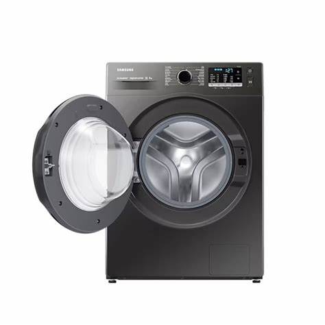 SAMSUNG 9kg, Front Loading Washer, 1400 RPM, 14 Programs, A+++, Dark silver