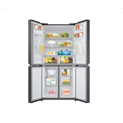 Samsung RF48A4010B4/LV French Door Refrigerator, 466L Net Capacity Gentle Black Matt
