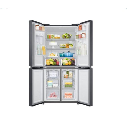 Samsung RF48A4010B4/LV French Door Refrigerator, 466L Net Capacity Gentle Black Matt