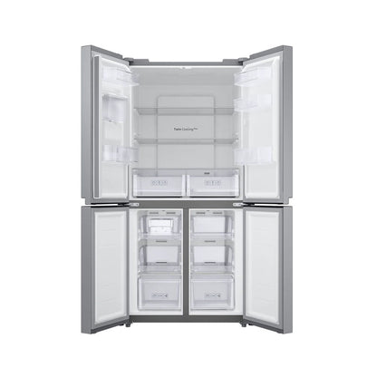 Samsung Fridge 4 Doors RF48A4010M9/LV Silver Matt