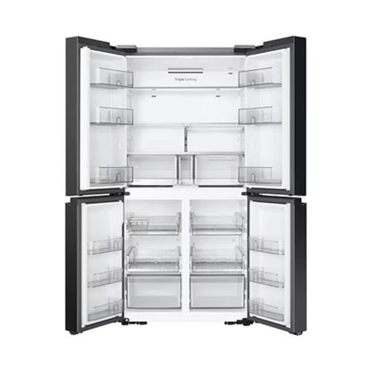 Samsung RF65DB90B022/LV 24.0 cu.ft. Bespoke Refrigerator FDR Triple Cooling Clean Black