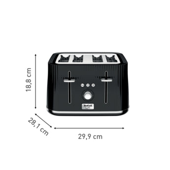 TEFAL Loft Toaster 4 Slots, Modern Design