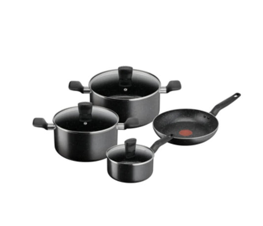 Tefal - Dark Stone 7 pc set stewpots