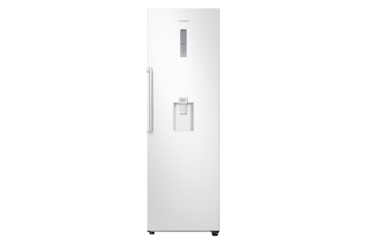 SAMSUNG Upright Refrigerator, Digital Inverter Technology, Water Dispenser, 375L, White