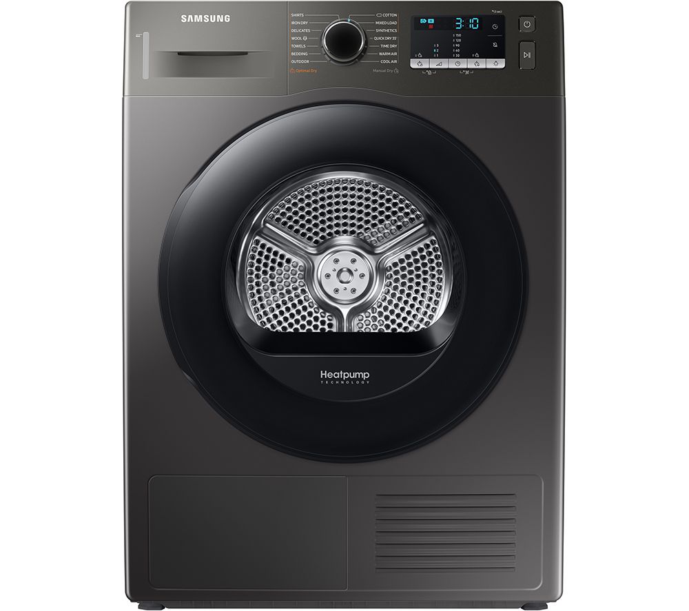 SAMSUNG 8kg, Front Loading Dryer,  17 Programs, Air Wash, Heat pump, A++
